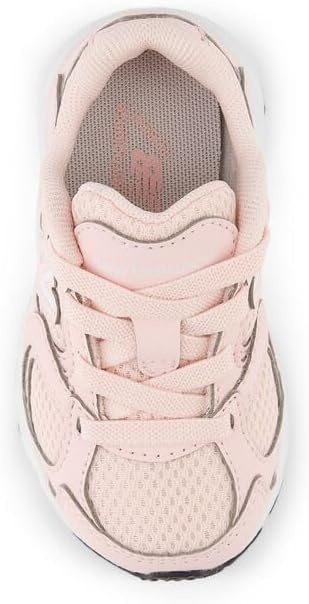image:imageNew Balance Kids 408 Bungee Lace Casual ShoesShell PinkNb 103 White