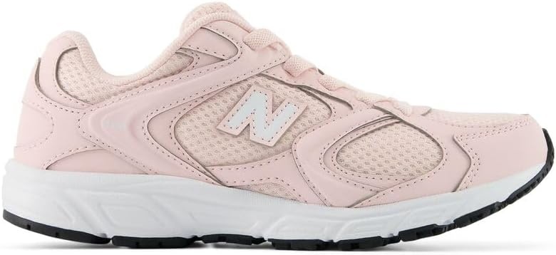 image:imageNew Balance Kids 408 Bungee Lace Casual ShoesShell PinkWhite
