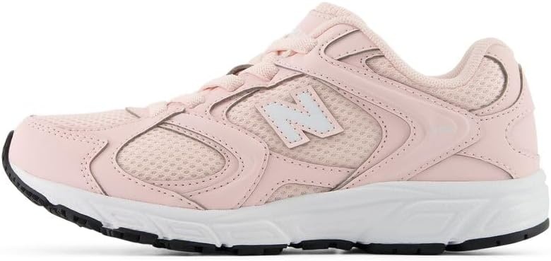 image:imageNew Balance Kids 408 Bungee Lace Casual ShoesShell PinkWhite