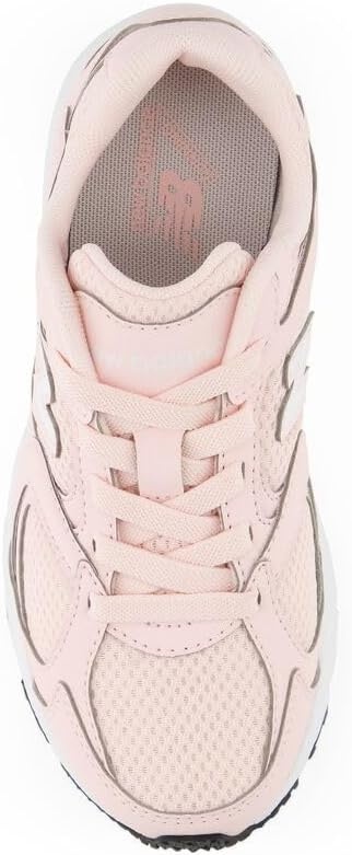image:imageNew Balance Kids 408 Bungee Lace Casual ShoesShell PinkWhite
