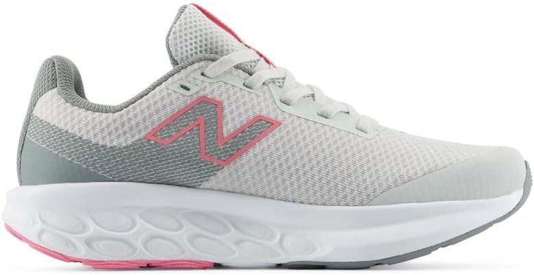image:imageNew Balance Kids 520 Lace Running Shoe Big KidGrey MatterSignal Pink