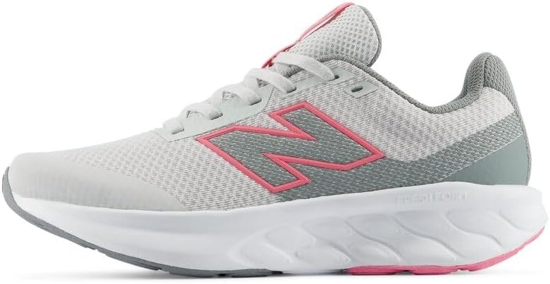 image:imageNew Balance Kids 520 Lace Running Shoe Big KidGrey MatterSignal Pink