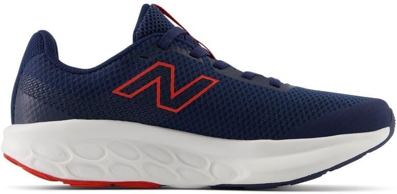 image:imageNew Balance Kids 520 Lace Running Shoe Big KidNb NavyTrue Red