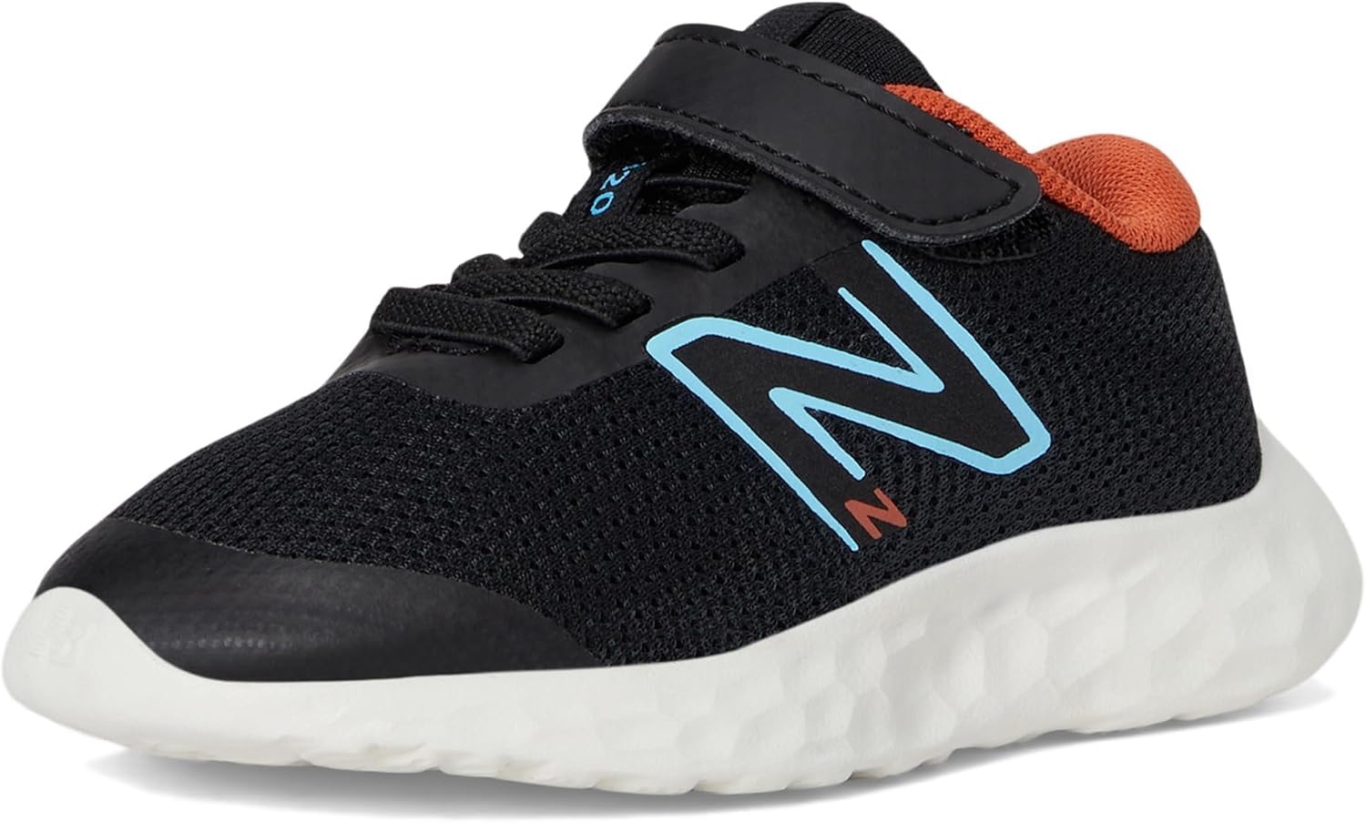 image:imageNew Balance Kids 520 V8 BungeeBlackTeam Sky BlueInfield Clay