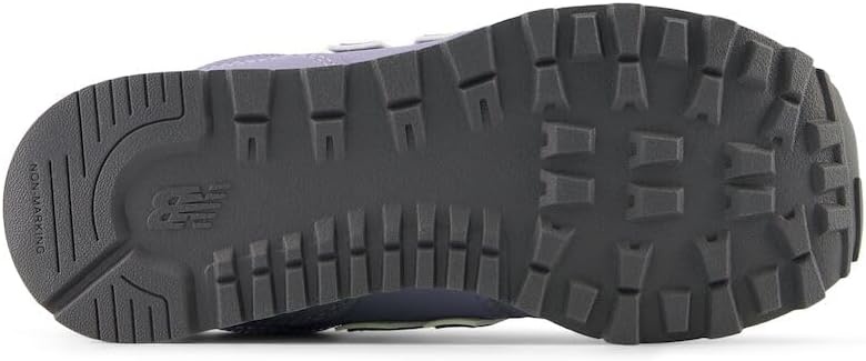 image:imageNew Balance Kids 574 V1 LaceUp SneakersAstral PurpleClear Yellow