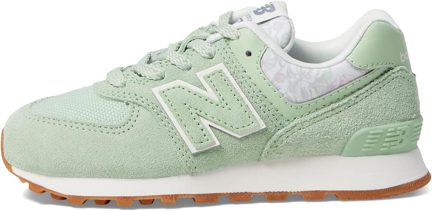 image:imageNew Balance Kids 574 V1 LaceUp SneakersAvocadoSea Salt