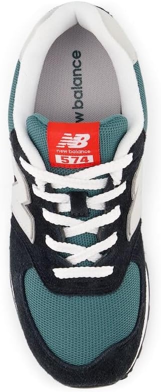 image:imageNew Balance Kids 574 V1 LaceUp SneakersBlackNew Spruce