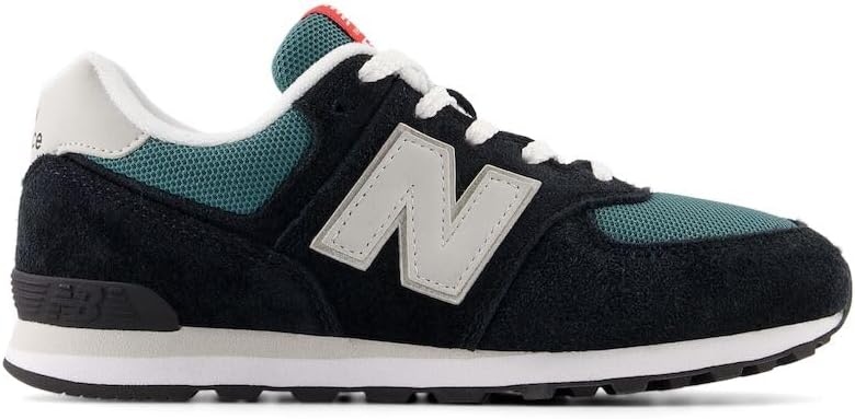 image:imageNew Balance Kids 574 V1 LaceUp SneakersBlackNew Spruce