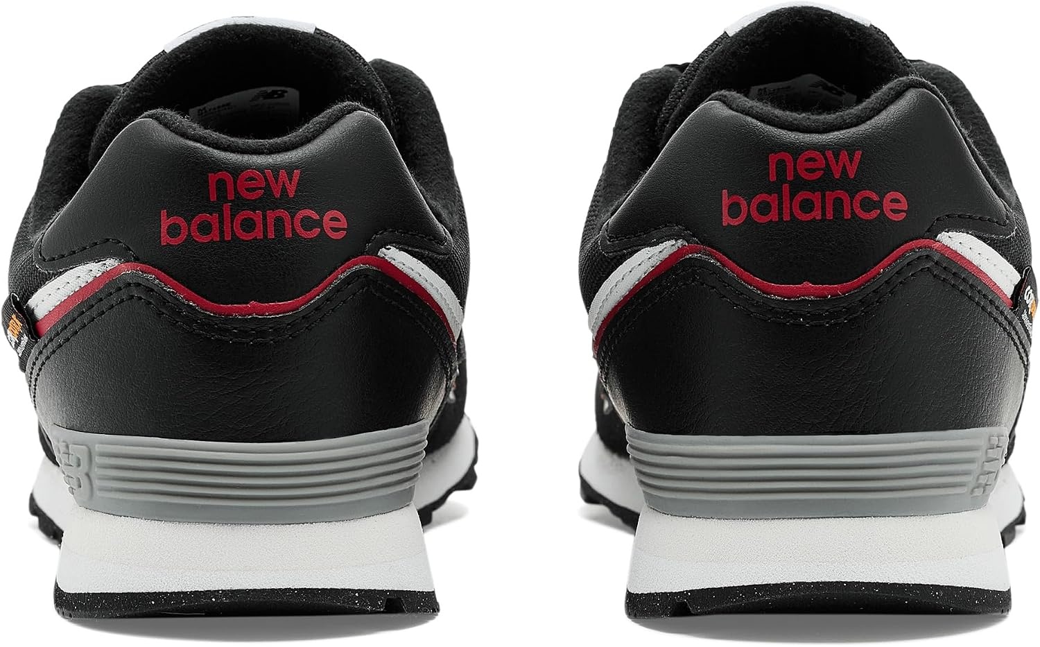 image:imageNew Balance Kids 574 V1 LaceUp SneakersBlackShadow Red