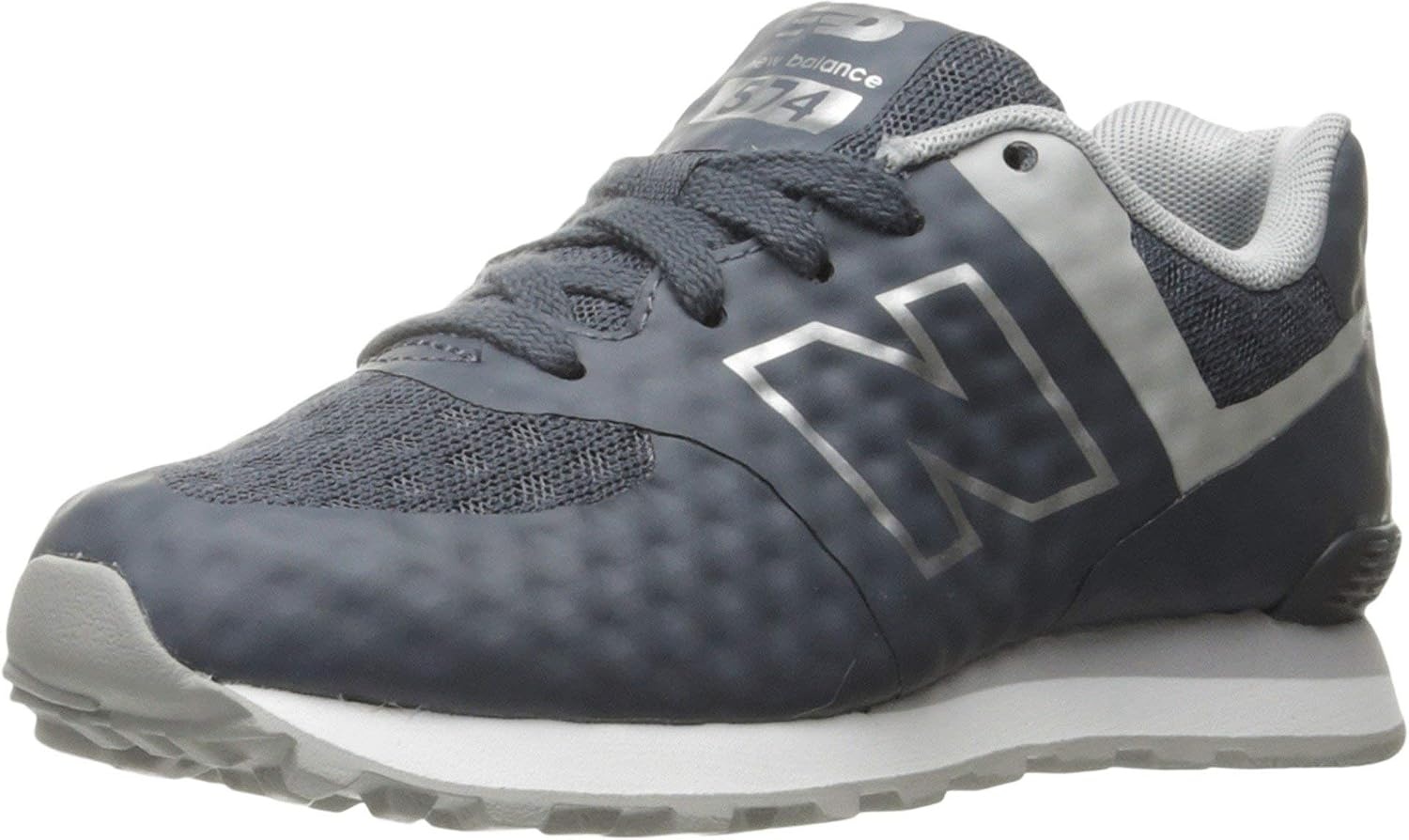 image:imageNew Balance Kids 574 V1 LaceUp SneakersCharcoal