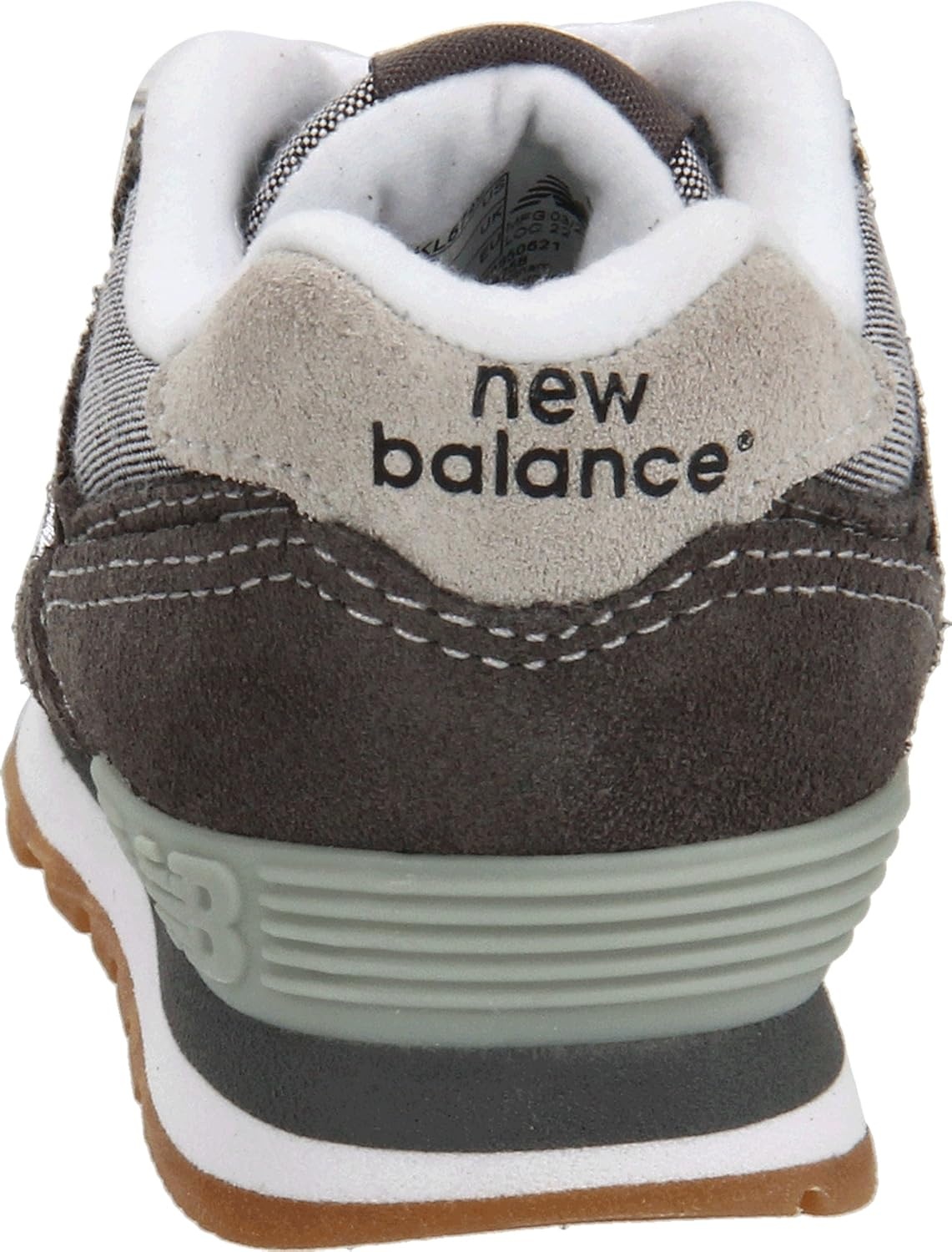 image:imageNew Balance Kids 574 V1 LaceUp SneakersCharcoalGrey