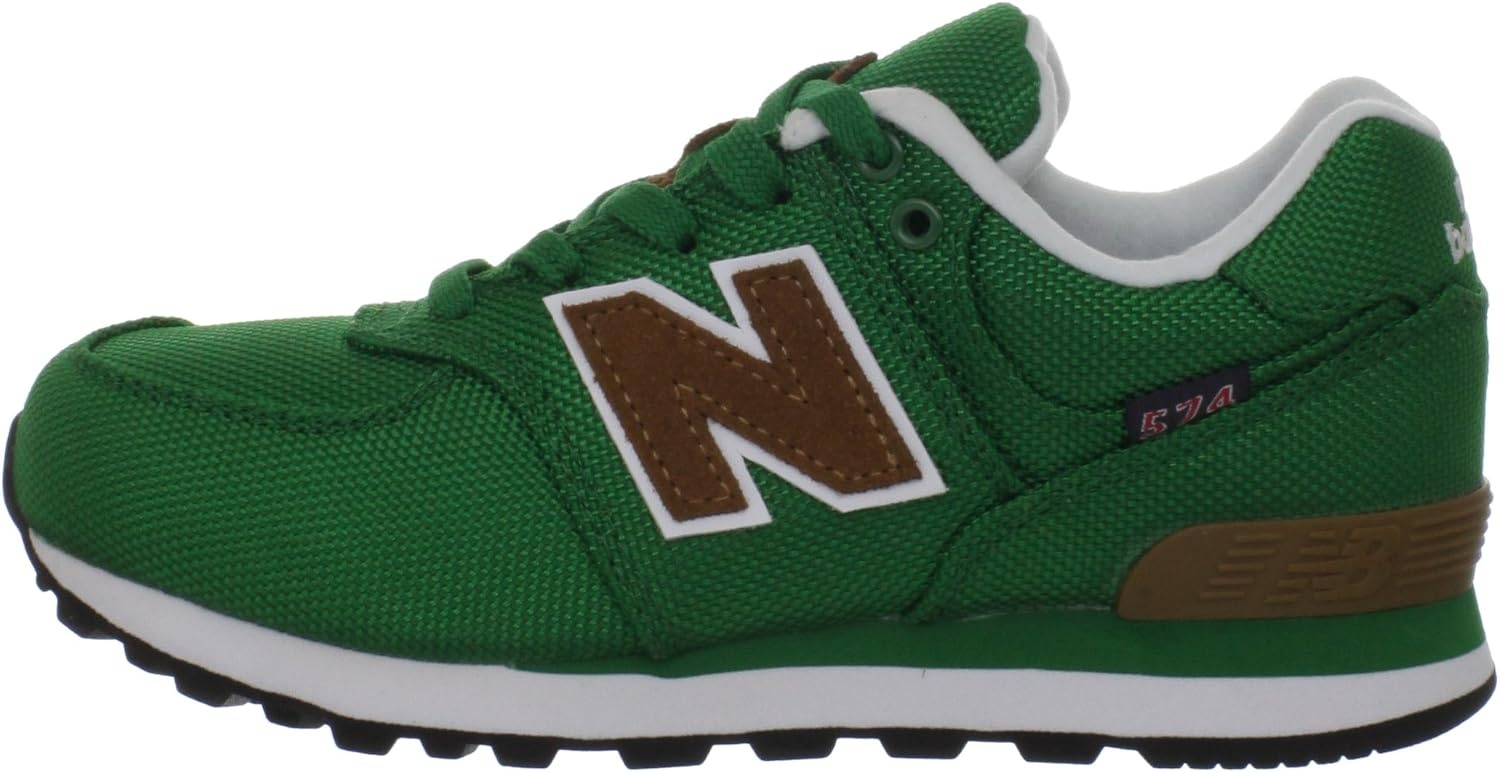 image:imageNew Balance Kids 574 V1 LaceUp SneakersGreenBrown