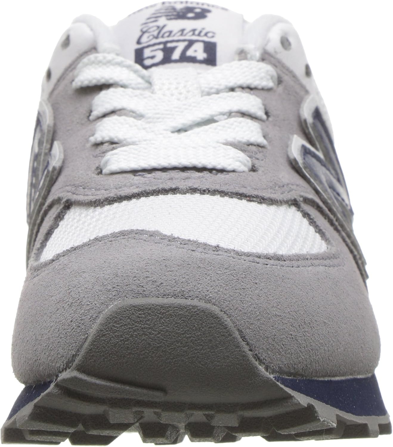 image:imageNew Balance Kids 574 V1 LaceUp SneakersGreyNavy