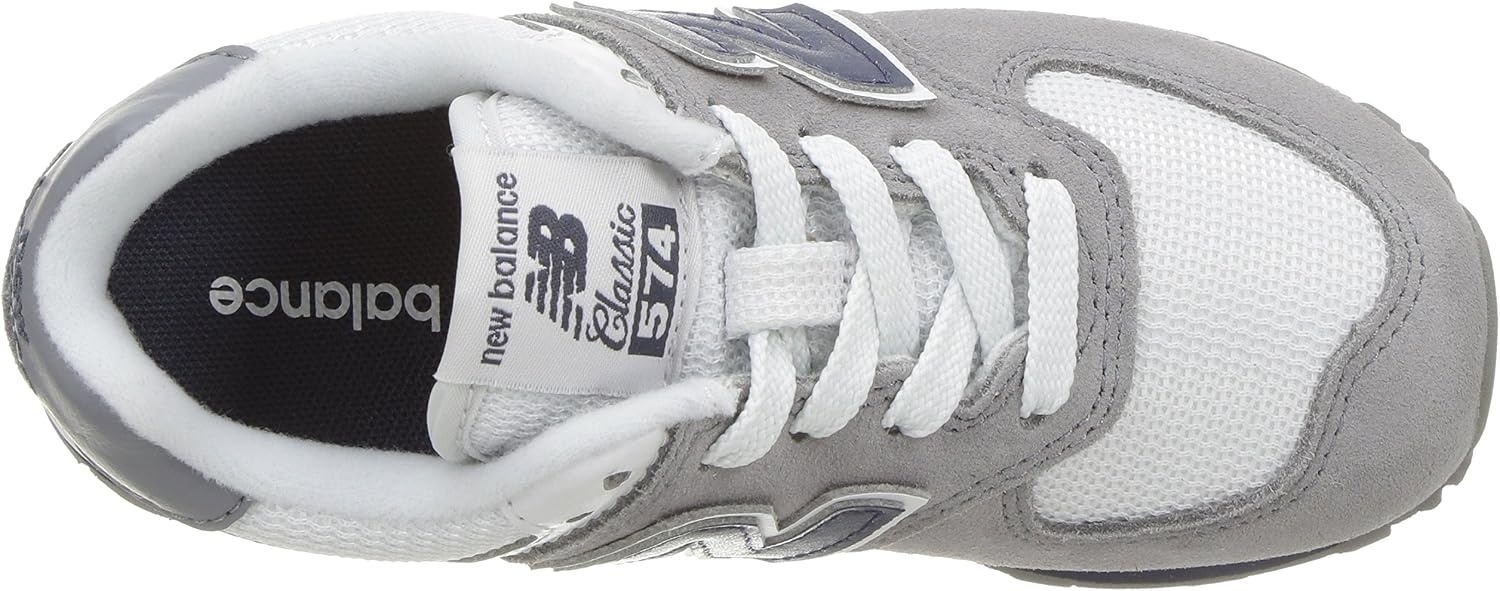 image:imageNew Balance Kids 574 V1 LaceUp SneakersGreyNavy