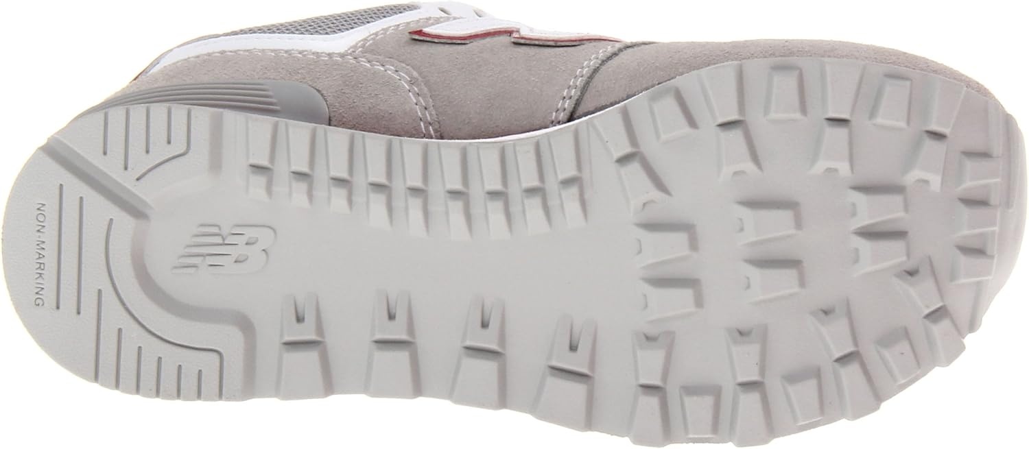 image:imageNew Balance Kids 574 V1 LaceUp SneakersGreyRed