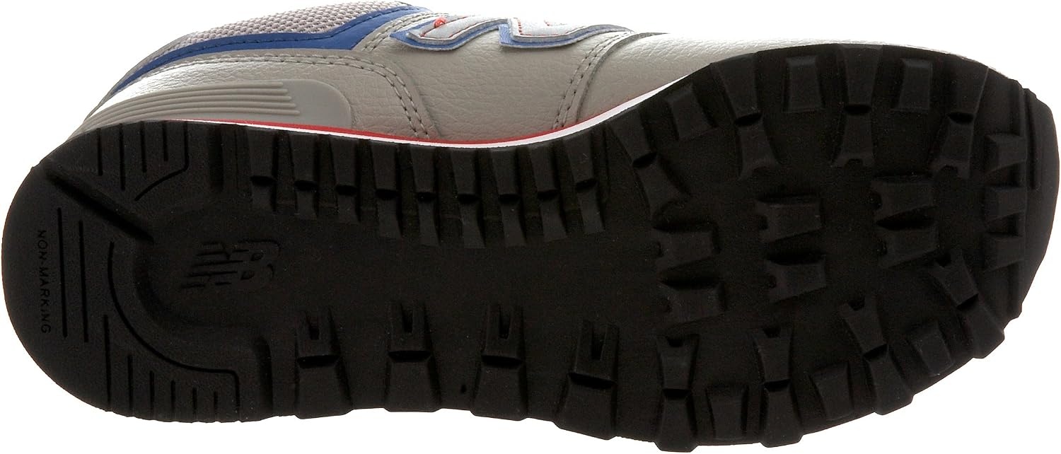 image:imageNew Balance Kids 574 V1 LaceUp SneakersGreyRed1