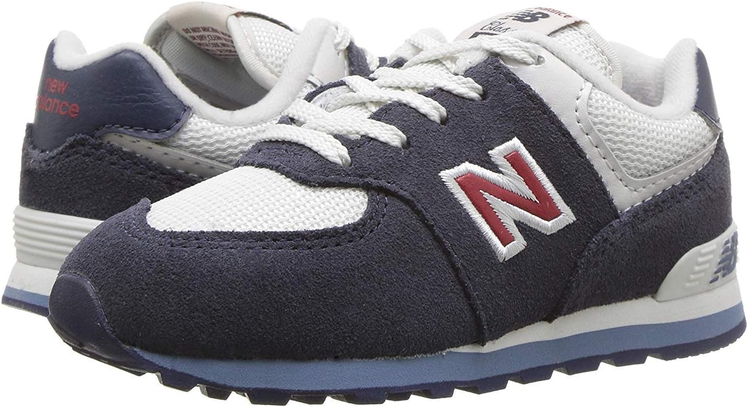 image:imageNew Balance Kids 574 V1 LaceUp SneakersNavyRed