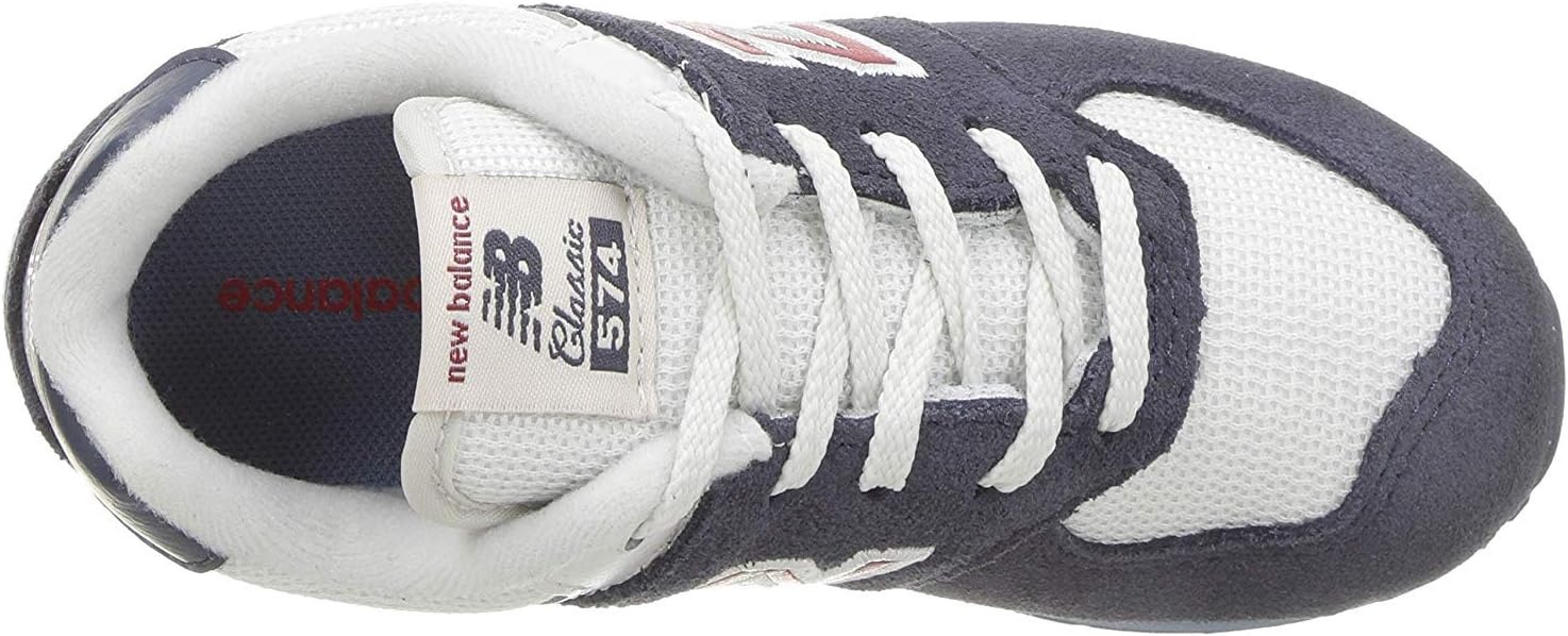 image:imageNew Balance Kids 574 V1 LaceUp SneakersNavyRed