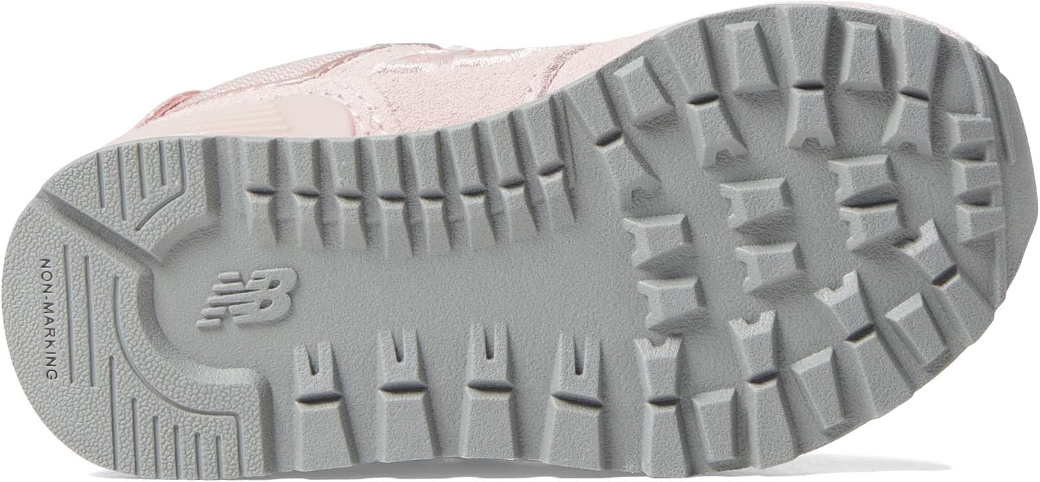 image:imageNew Balance Kids 574 V1 LaceUp SneakersPink HazeWhite