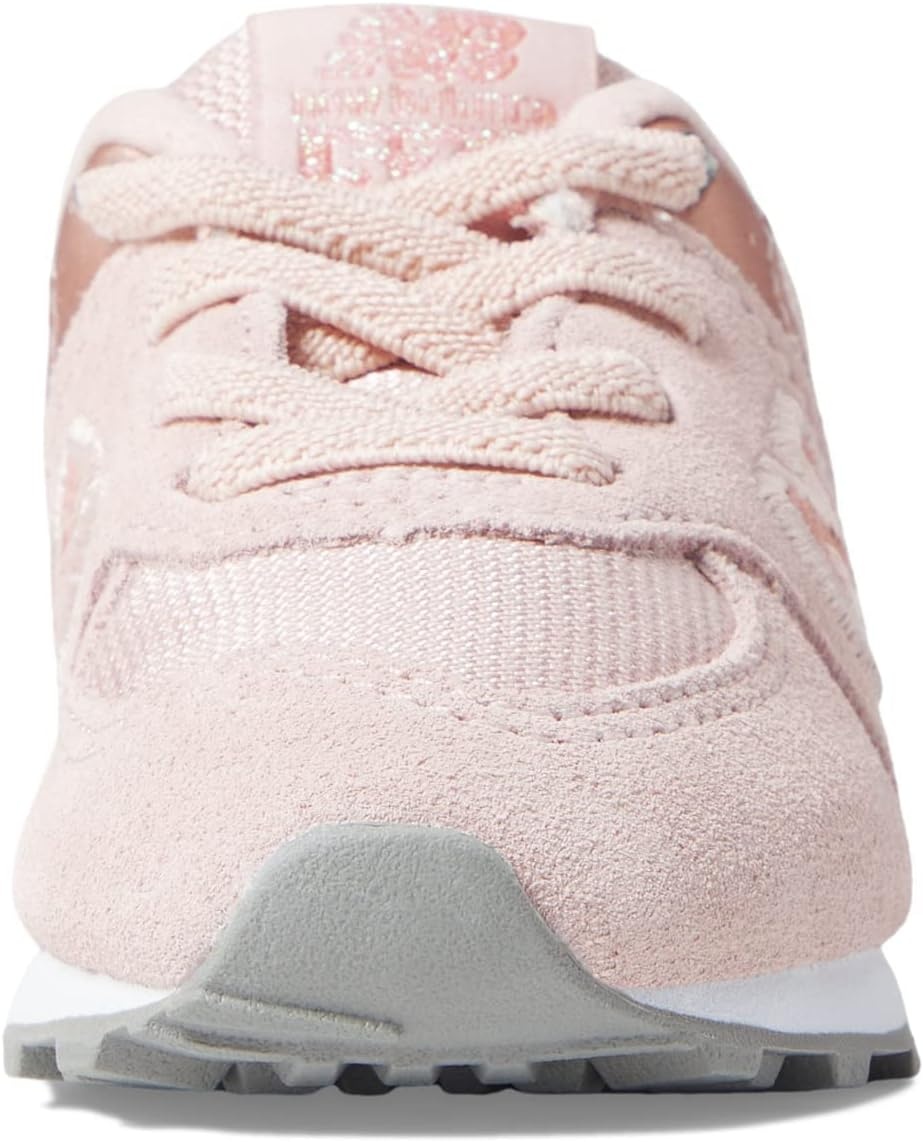 image:imageNew Balance Kids 574 V1 LaceUp SneakersPink HazeWhite