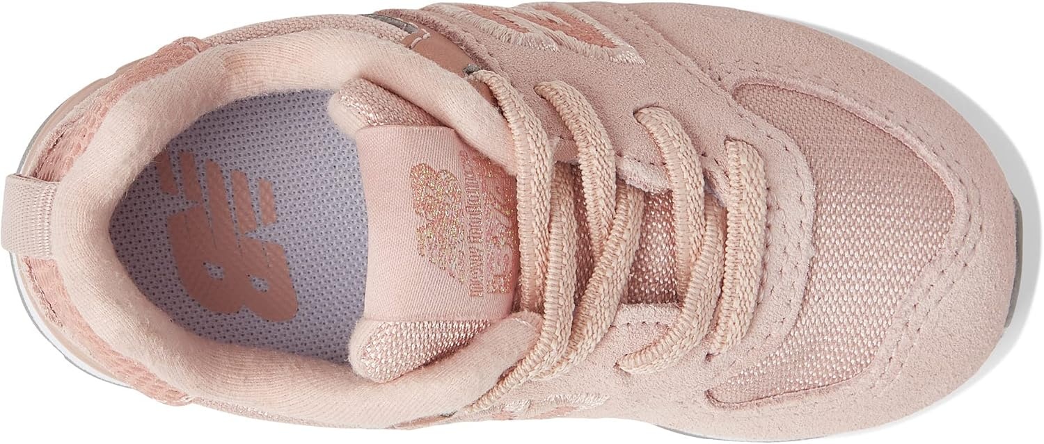 image:imageNew Balance Kids 574 V1 LaceUp SneakersPink HazeWhite