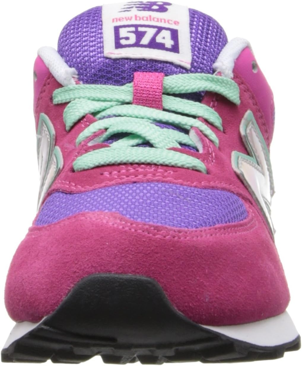image:imageNew Balance Kids 574 V1 LaceUp SneakersPinkPurple