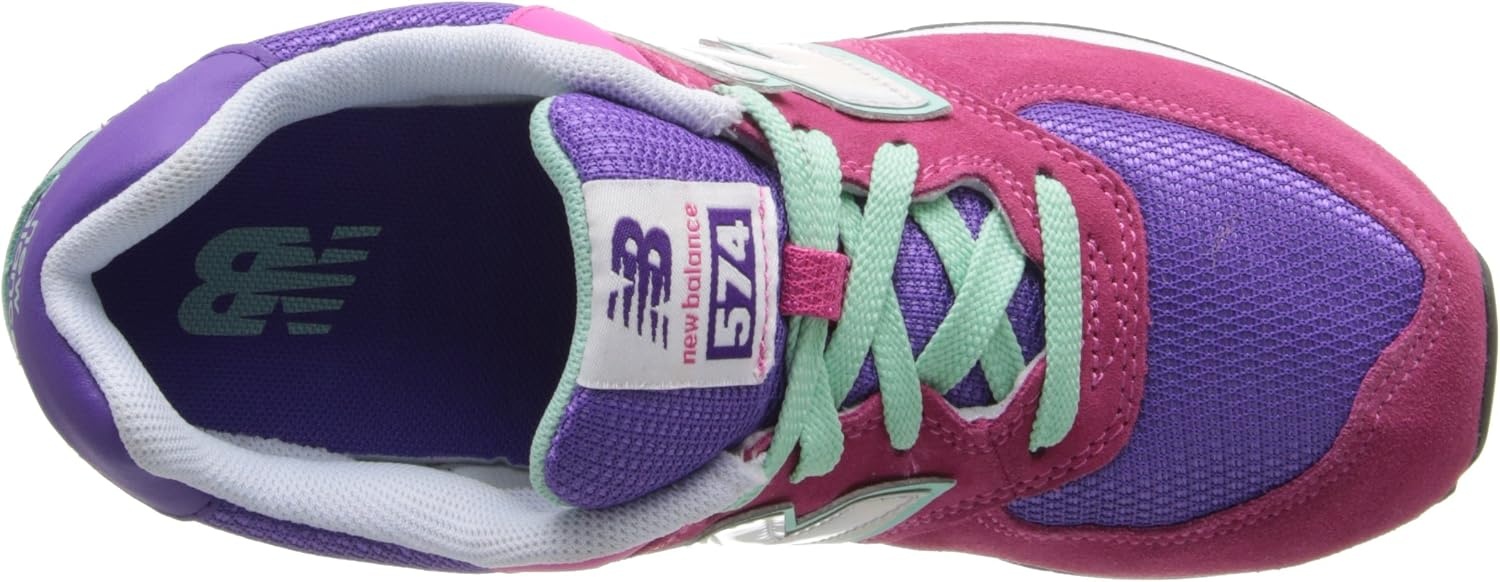 image:imageNew Balance Kids 574 V1 LaceUp SneakersPinkPurple