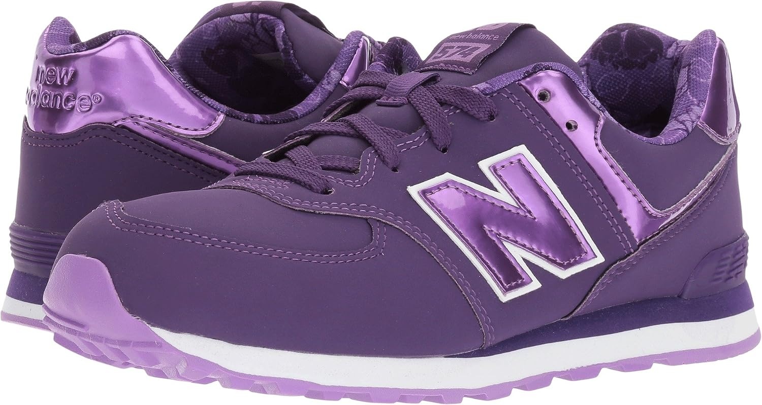image:imageNew Balance Kids 574 V1 LaceUp SneakersPurpleLilac