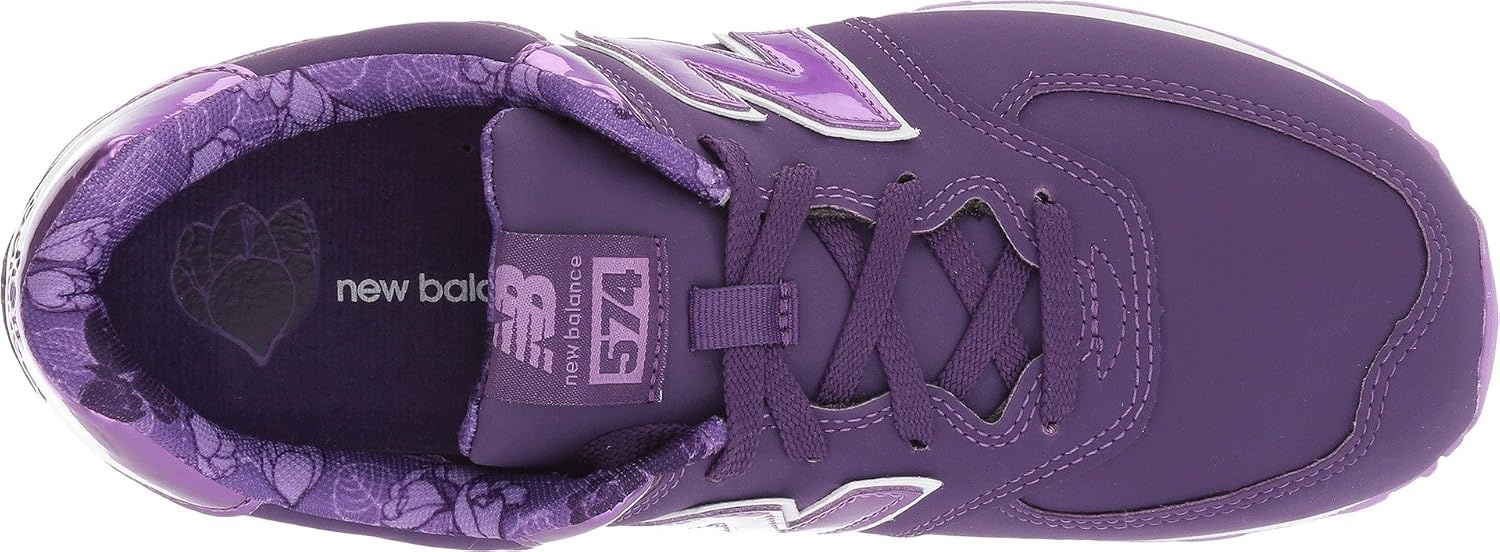 image:imageNew Balance Kids 574 V1 LaceUp SneakersPurpleLilac