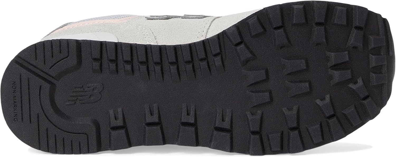 image:imageNew Balance Kids 574 V1 LaceUp SneakersRain CloudPink Haze
