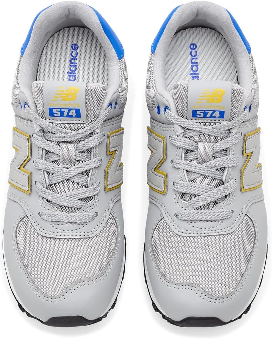 image:imageNew Balance Kids 574 V1 LaceUp SneakersRaincloudBlue Bird