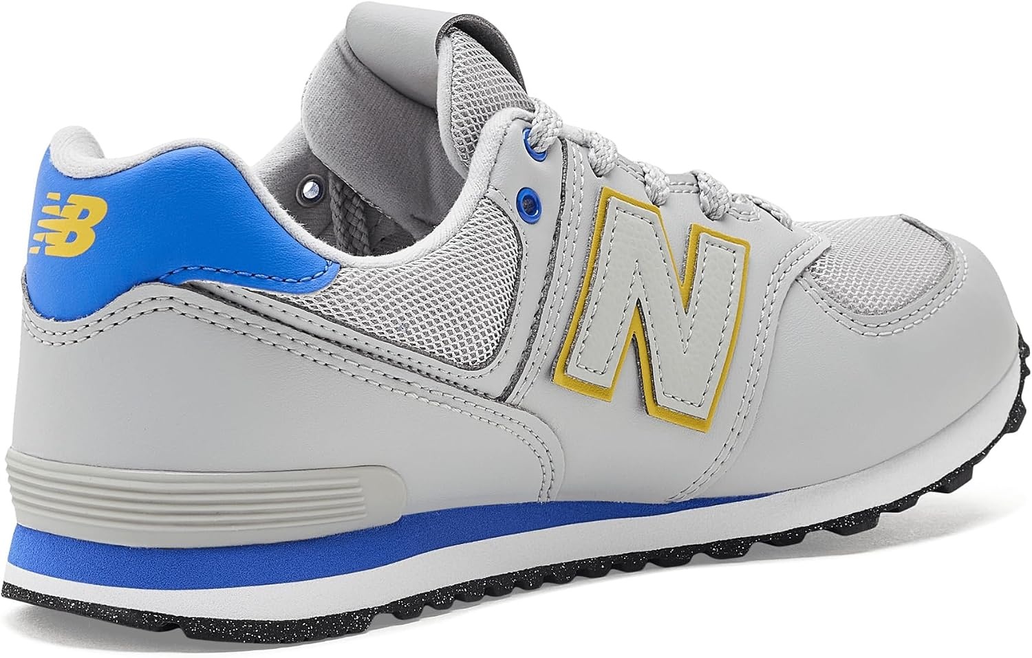 image:imageNew Balance Kids 574 V1 LaceUp SneakersRaincloudBlue Bird
