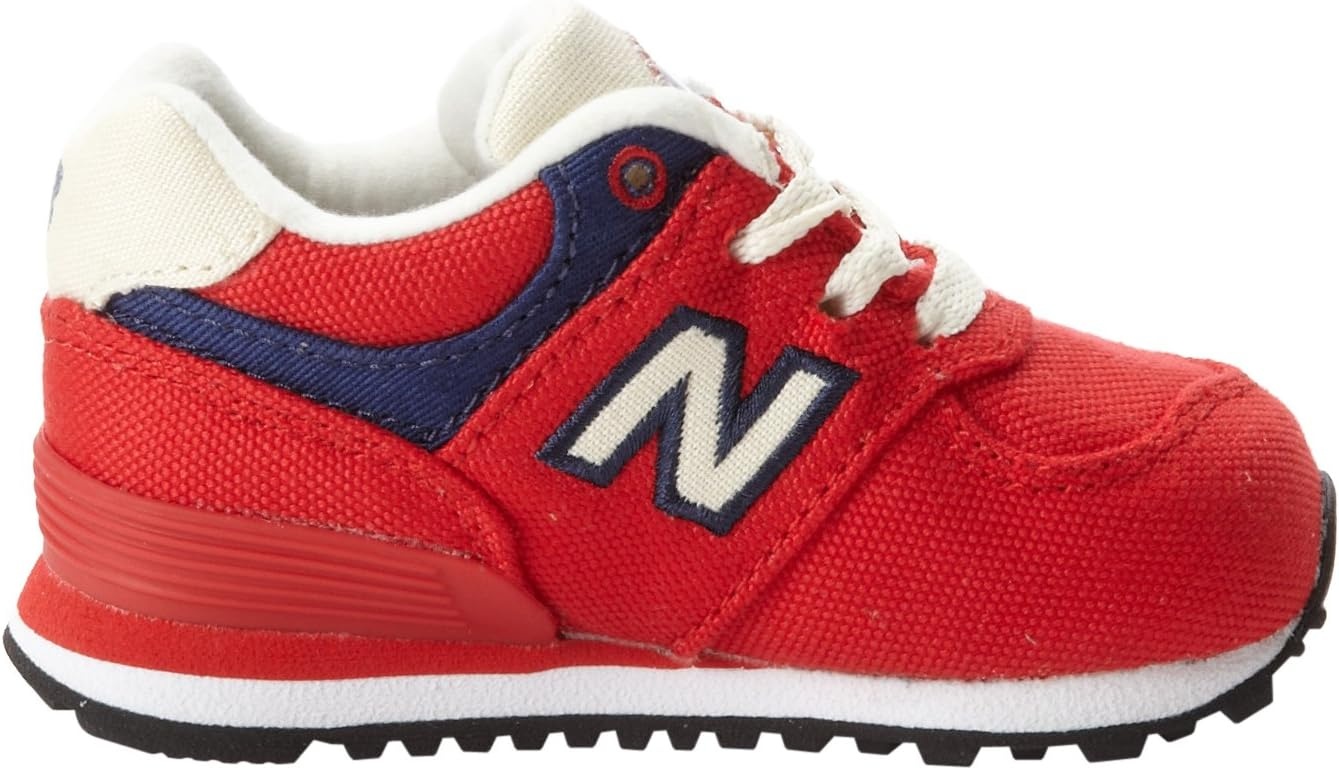 image:imageNew Balance Kids 574 V1 LaceUp SneakersRedNavy