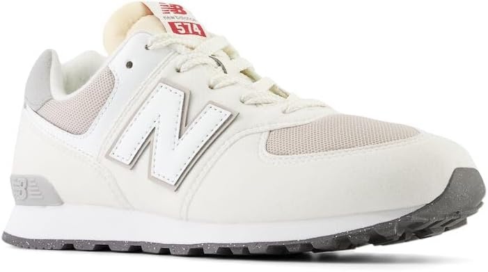 image:imageNew Balance Kids 574 V1 LaceUp SneakersSea SaltWhite