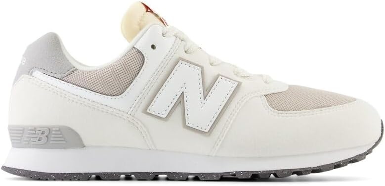image:imageNew Balance Kids 574 V1 LaceUp SneakersSea SaltWhite
