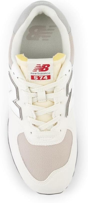 image:imageNew Balance Kids 574 V1 LaceUp SneakersSea SaltWhite
