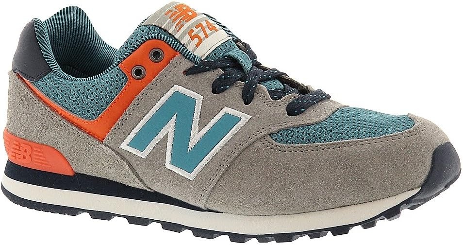 image:imageNew Balance Kids 574 V1 LaceUp SneakersTanOrange