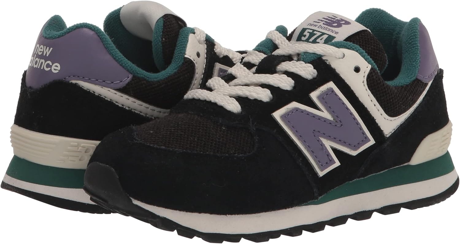 image:imageNew Balance Kids 574 V1 Neo Sole LaceupBlackMercuryVintage Teal