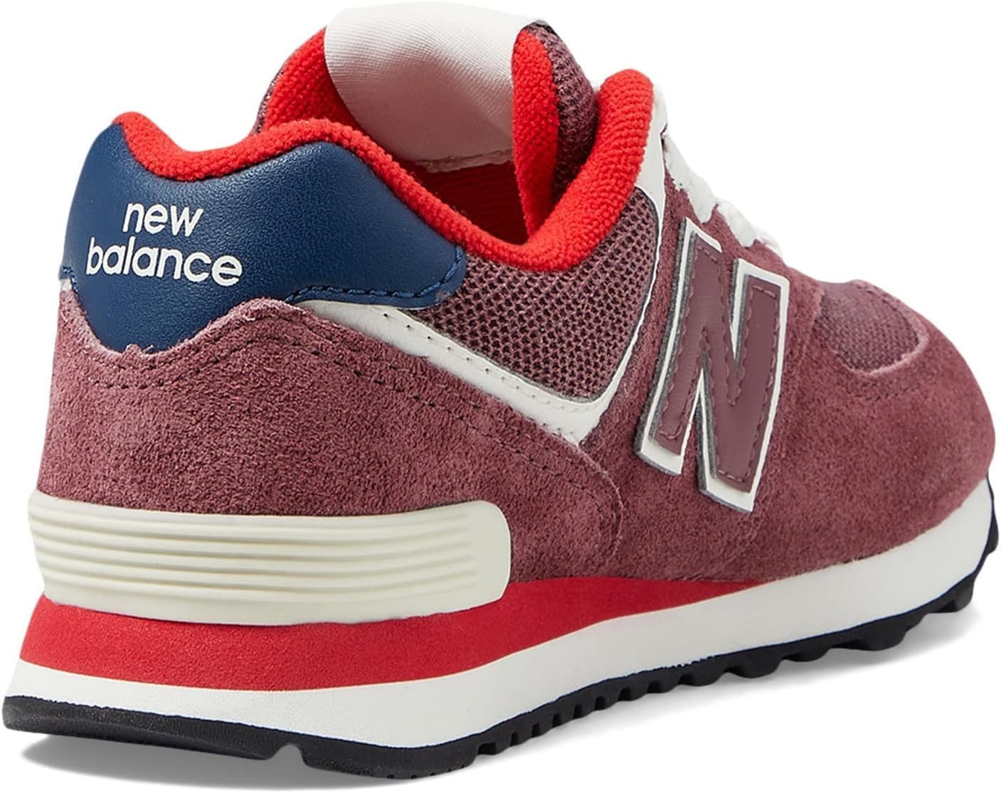 image:imageNew Balance Kids 574 V1 Neo Sole LaceupWashed BurgundyNb Navy