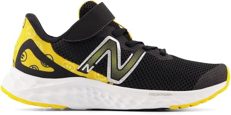 image:imageNew Balance Kids Fresh Foam Arishi V4 Running ShoesBlackHot Marigold