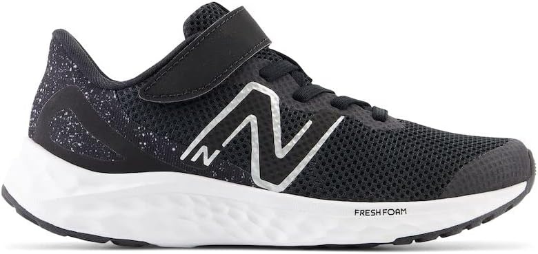 image:imageNew Balance Kids Fresh Foam Arishi V4 Running ShoesBlackWhiteSilver Metallic