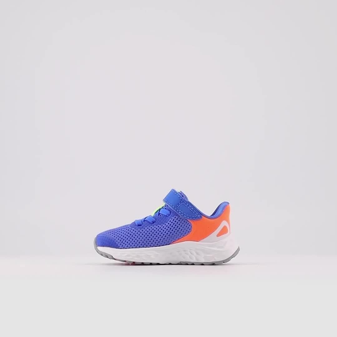 image:imageNew Balance Kids Fresh Foam Arishi V4 Running ShoesBright LapisBleached Lime GloNeon Dragonfly