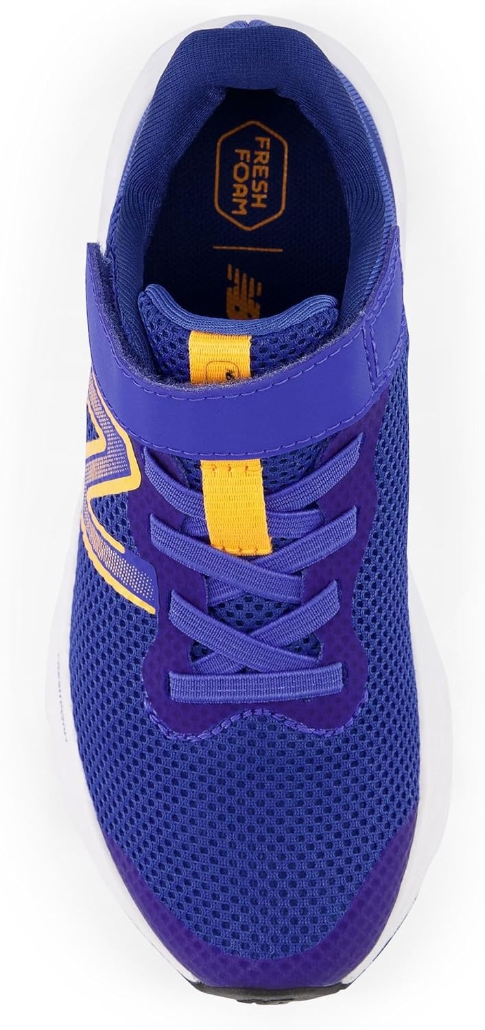 image:imageNew Balance Kids Fresh Foam Arishi V4 Running ShoesMarine BlueHot MarigoldWhite