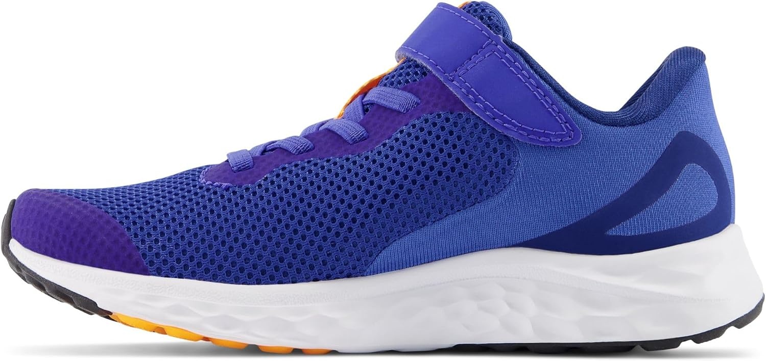 image:imageNew Balance Kids Fresh Foam Arishi V4 Running ShoesMarine BlueHot MarigoldWhite