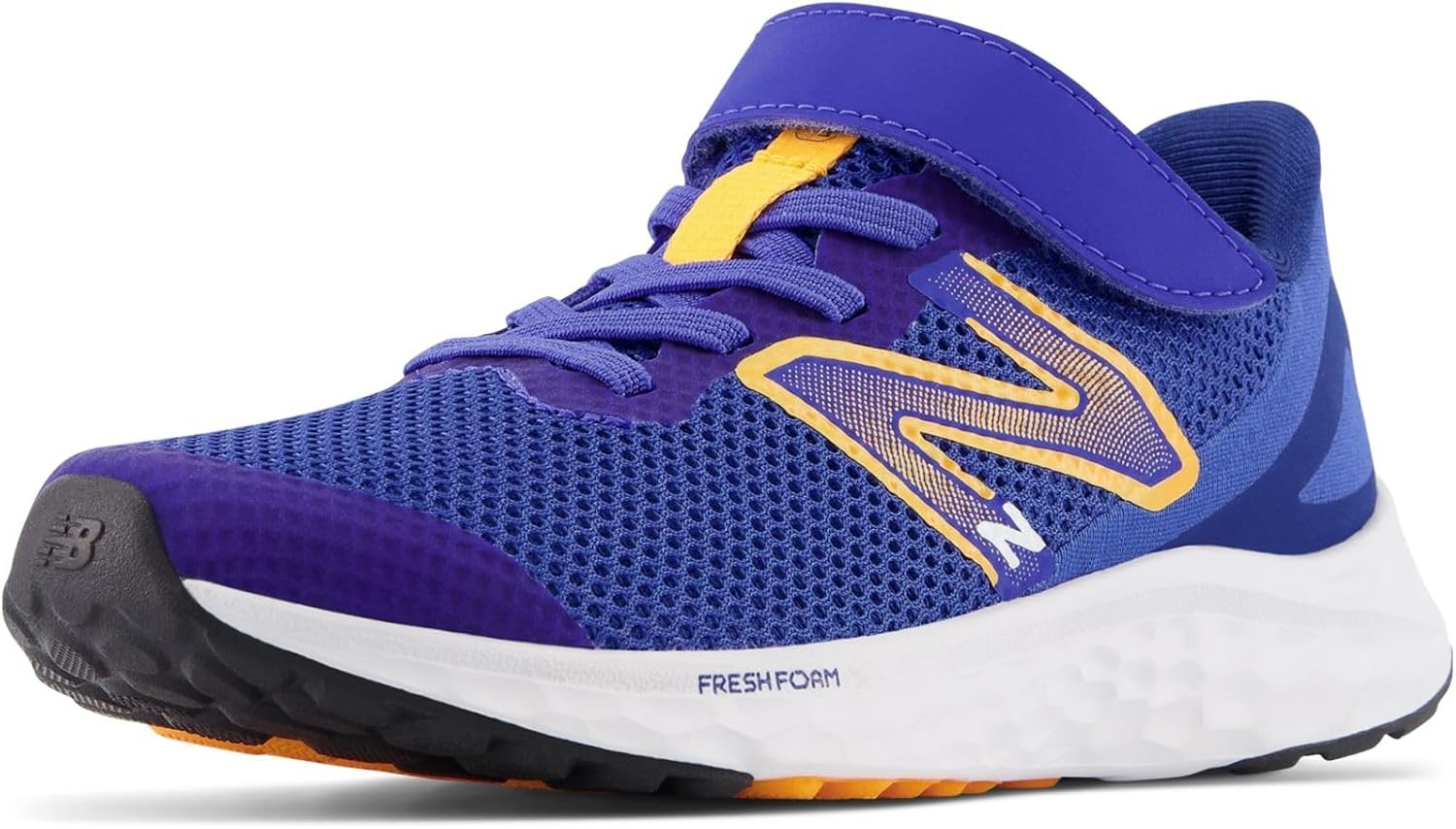 image:imageNew Balance Kids Fresh Foam Arishi V4 Running ShoesMarine BlueHot MarigoldWhite