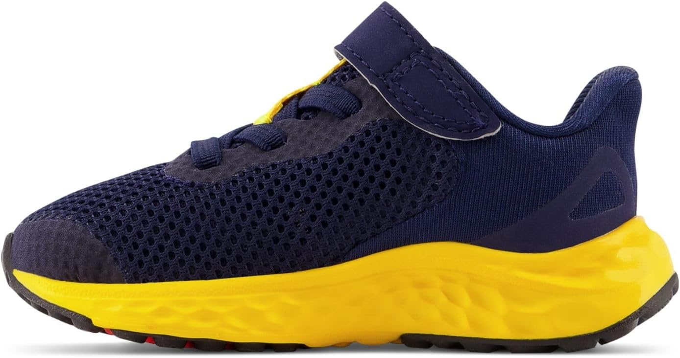 image:imageNew Balance Kids Fresh Foam Arishi V4 Running ShoesTeam NavyElectric RedEgg Yolk