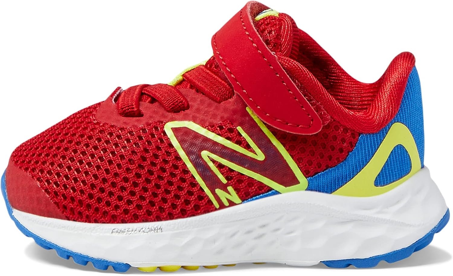 image:imageNew Balance Kids Fresh Foam Arishi V4 Running ShoesTeam RedMarine BlueCosmic Pineapple