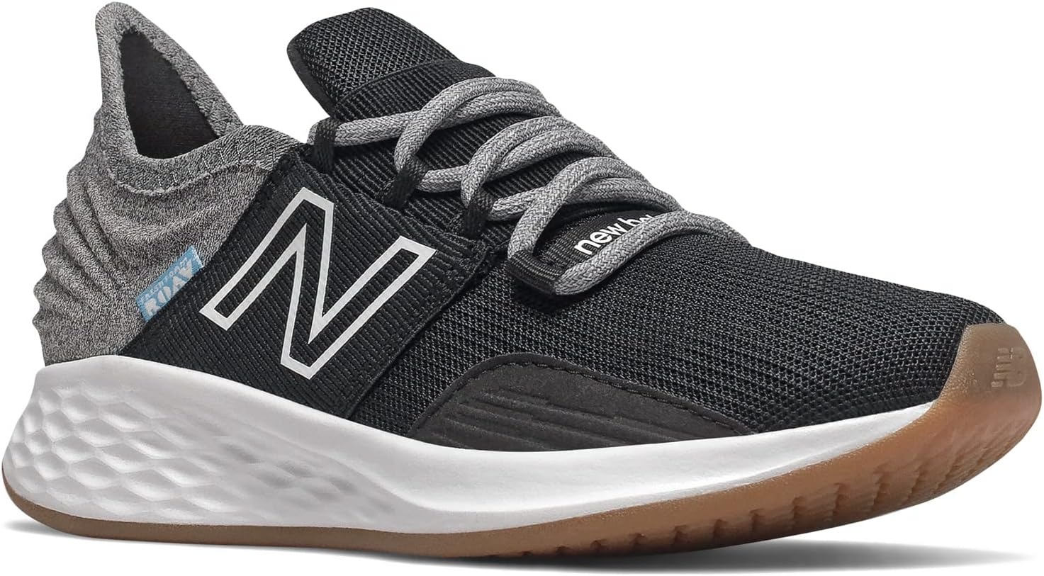 image:imageNew Balance Kids Fresh Foam Roav V1 Laceup SneakerBlackLight Aluminum