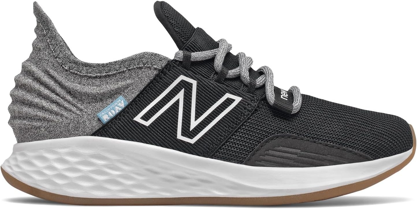 image:imageNew Balance Kids Fresh Foam Roav V1 Laceup SneakerBlackLight Aluminum