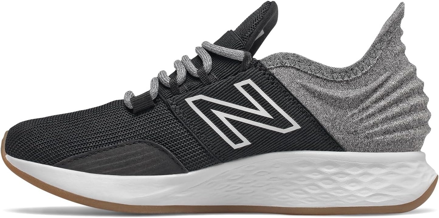 image:imageNew Balance Kids Fresh Foam Roav V1 Laceup SneakerBlackLight Aluminum